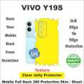 VIVO Y19s full Back 360 Protection skin wrap / protection sheet with camera and 4 sides protection top quality. 