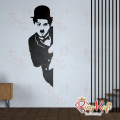 Big Size Charlie Chaplin Wall Art,Chaplin Wooden Decor,Wooden Wall Decoration,Wall Art, Interior Design, Housewarming Gift. 