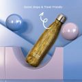 Imported Sens Life 500ml Stainless Steel Double Walled Vacuum Flask Insulated Hot and Cold Water Bottle  Premium Quality Cola Shape Fancy Trendy Water Bottle for School Kids and Girls Office Use Water Bottle. 