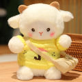 Sweater alpaca doll plush toy small rag doll love lamb doll tenth birthday gift girl. 