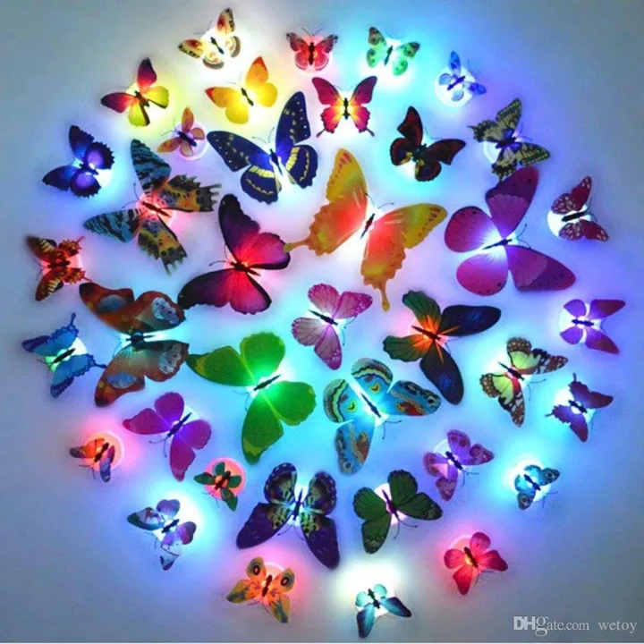 Pack%20of%202%20Wall%20Stickers%20Butterfly%20LED%20Lights%20Wall%20Stickers%203D%20House%20Decoration%20-%20Image%205