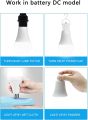 Rechargeable Emergency LED Bulbs Battery Backup Light - TWO Rechargeable Batteries Cells. 