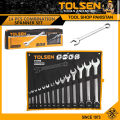 Tolsen 14 PCS Combination Spanner Set. 
