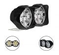 Head Light 18 LED Motorcycle Headlight Fog Light Motorcycle Light Double Eye Light Motorcycle Blinking Light Bike Light. 