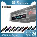 AURA board faith lamp water-cooled computer ornaments graphics card U side panel RTXMOD GPFREEZE3090 GTX ROGSYNC liquid-cooled ARGB Buried Buzie. 