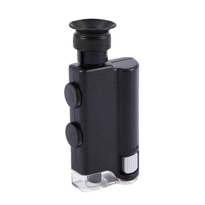 Portable 200X~240X Zoom Microscope Pocket Handheld Led Lamp