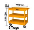 Ingco Tool Cart/Trolley 3 Section. 