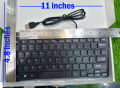 Mini Keyboard Wired USB Mini Keyboard Small Keyboard for Laptop desktop computers.The portable keyboard is made of high quality ABS material, with strong impact resistance, can withstand multiple strikes.. 