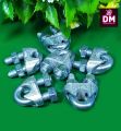 DreamsMart Pack of 2pcs No#8 U Shape wire rope clips u clip steel rope fastener connector fastening clamp tap nut bolt cable locker Fastener Clip. 