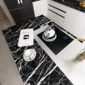 US Dealz Self Adhesive Black Marble Sheet for Kitchen - Anti Oil and Heat Resistant Wallpaper Small Size 60 x 100 cm Large Size 60 x 200. 