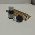 Openness - Arabic Calligraphy Set - 06 Reed Bamboo Qalams/Pens + 1 Black Ink 30ml + 01 5ml Ink Jar. 