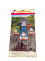 TRAIN THEME TABLE COVER ( 108 CM X 180 CM ). 