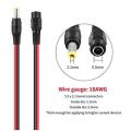 DC Female Power Plug Jack with 20 CM Cable Wire. 