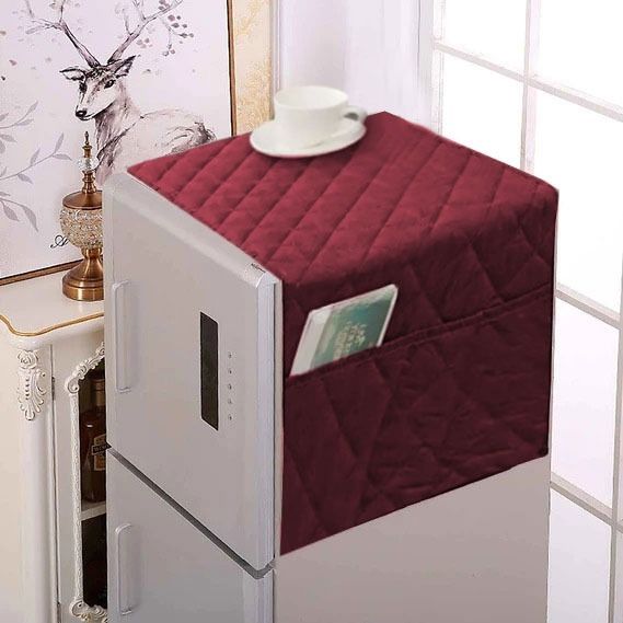 Cotton's%20Quilted%20Fridge%20Cover%20-%20Export%20Quality%20Fridge%20Cover%20with%20Six%20Pockets%20%20Unique%20Design%20-%20Image%206