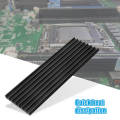 Aluminum Heatsink SSD Heat Sink with Cooling Pad silicon thermal pad for NVME NGFF M.2 2280 PCIE SSD. 