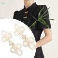 Chinese Knot Frog Buttons Traditional Handcraft Button Decor Clothes Buttons 2Pcs for Coats Costumes. 