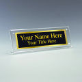 Customize Table Name Plate | Premium Quality Acrylic Table Nameplate 3mm Thickness | Sides tapper | Digital Print | Office Accessories For Table | Acrylic Table Name Plate For Office Desk | Acrylic Table Name Plate | Accessories For Office Table & School. 