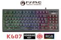 Gaming Keyboard MARVO Scorpion K607 Multimedia, Full Anti-ghosting, Ergonomic Compact Design with TKL Layout, 3 Colour LED backlit with Adjustable Brightness, Black. 