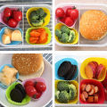 4 Pcs Silicone Lunch Box Dividers, Bento Bundle Lunch Box Dividers For Kids Lunch Accessories WANNA. 