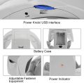 Electric Head Massager, Pneumatic Vibration Pressure Feeling with Finger Relaxation Massage and Relaxing Music. 