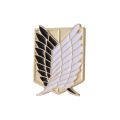Japanese Anime Attack ON Titan Enamel Pin Eren Jaeger Mikasa Ackerman Jiyuu No Tsubasa Cartoon Brooch Fashion Lapel Badge Gifts. 