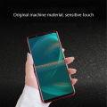 Biruiqu For Sony Xperia 5 Mark 3 Xperia 5 III Magnetic Absorption Case Metal Frame Shockproof Double Sided Tempered Glass Magnetic Case Cover. 