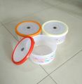 Food Storage Boc - Pure Plastic Floral Design Medium Food Storage Round Box With Lid - Multicolor. 
