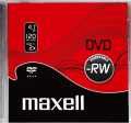 DVD-RW 1-2X 4.7GB 120Min DVD-RW Blank Media Disc 1 Pack rewritable disc. 
