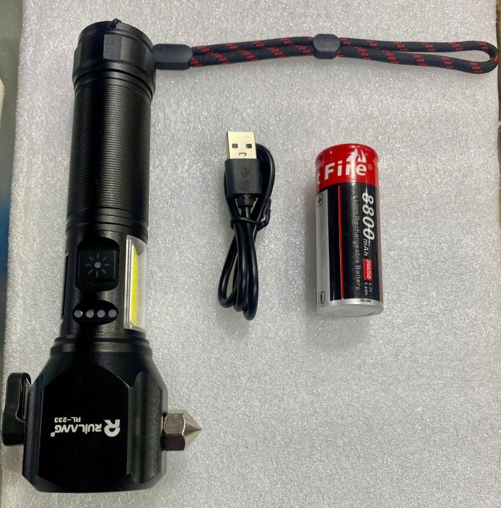Ruilang%20Multifunctional%20High%20Power%20Telescopic%20Rechargeable%20Torch%20With%20RGB%20LED%20Flashlight%20Can%20be%20used%20as%20a%20Powerbank%20For%20Policing%20Hiking%20Camping%20(RL-233)%20-%20Image%203