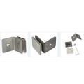 Stainless Steel Glass Clamp Clip for Shower Room Panel 90 degree Single. 