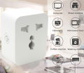 Graffiti WiFi + Bluetooth Timing American Standard Pin Multi Function Conversion Smart Socket 10A 16A Switch Plug Intelligent Schedule. 