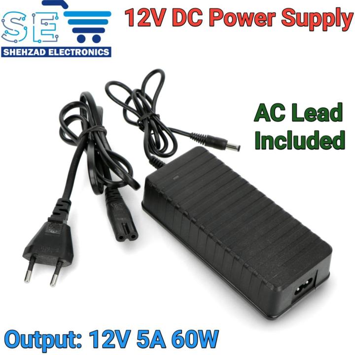 12V 5A 60W AC to DC Power Supply Power Adapter