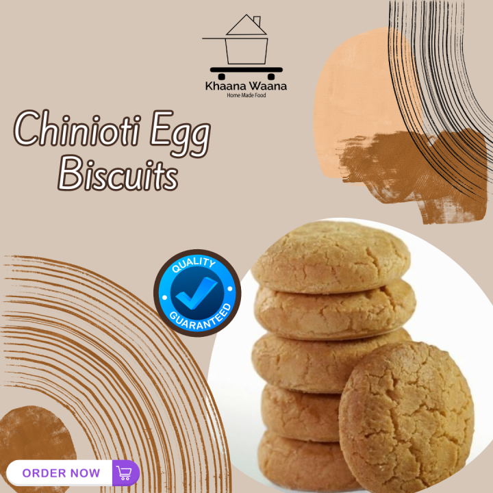 Chinioti Egg Biscuits - 500 Grams