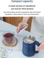 MS   Household Small Powder Grinding Machine, Electric Mini Spice Grinder Add 5 Blades, 304 Stainless Steel Grinding Fine Powder for All Kinds of Grains, Condiments, Coffee Beans. 