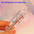 5/10/50PCS 4ml Empty Lip Gloss Tubes Container Polygon Transparent Lip balm Eyelash Bottle Lipstick Cosmetic Packing wholesale. 