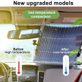 Car Retractable Curtain Easy-to-use Car Sun Shade for Uv Protection Fits All Car Windows Easy Pull-out Car Curtain. 