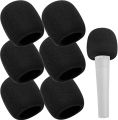 6 PCS Microphone Covers Microphone Windscreen Sponge Cover Hand Mic Foam Cover Protective Cap for Handheld Mic. 