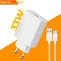 Charger - 33W Fast Charger - Fast Adapter - Quick Charger - Mobile Charger -  - Wall Charger - Fast Charging Cable - Android Charger - Charger Cable for Android -  Fast Charger For Vivo, Realme, Infinix, Tecno, Oppo. 