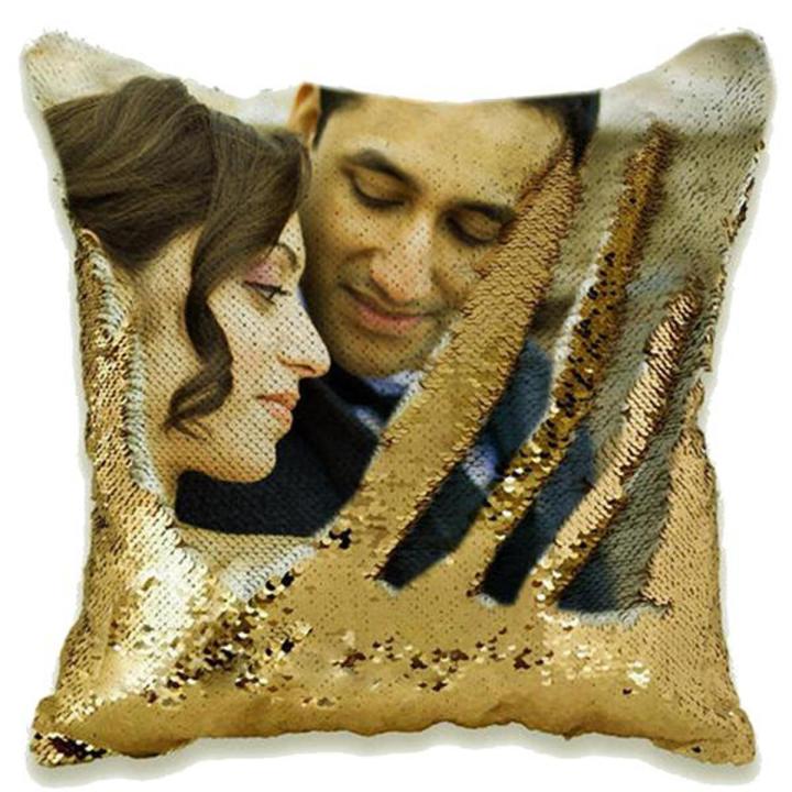 Personalized Picture Magic Sequin Pillow (With Your Picture Print)