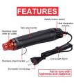 Openi - 300 Watt Mini Heat Gun - 220 Volt - Handheld Dual Temperature - Hot Air Tool for Shrink Wrapping, Embossing, Craft Projects, Sticker Removal, Resin Art & Craft DIY Tools. 