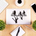 Cartoon Stranger Things Laptop Car Sticker Decal Modern Stranger Things Computer Vehicle Decal Vinyl Sticker Decor. 