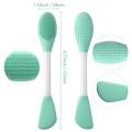 Double Ended Silicone Face Mask Brush, Facial Cleansing Brush, Premium Soft Facial Masks Other Skin Care Applicator Tool for Cream, Body Lotion,Moisturizer. 