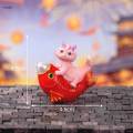 Chinese New Year Dragon Statue Cute Creative for Bookshelf Entryway Desktop. 