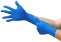 Ucheck Life Care Nitrile Examination Gloves – Blue, Powder Free (100 Gloves). 