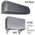 AC Cover 1.5 ton Waterproof and Dust Cover for Indoor & Outdoor Unit 1.5 ton Parachute. 