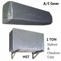 AC Cover 1.5 ton Waterproof and Dust Cover for Indoor & Outdoor Unit 1.5 ton Parachute. 