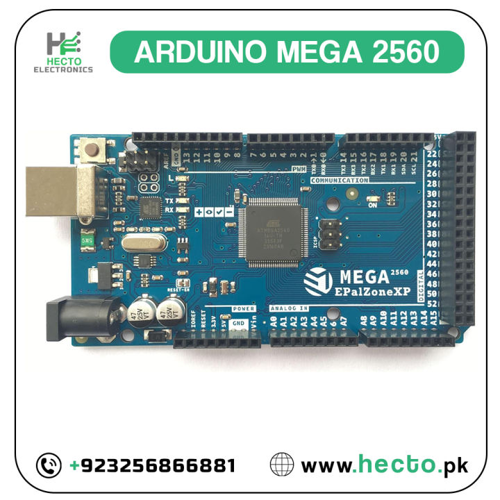 Arduino MEGA 2560 R3 Board ATmega2560 CH340 in Pakistan | Daraz.pk