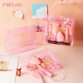 PINKFLASH PVC PINK Handbag & Gift bag Waterproof PVC Travel pouch/Cosmetic pouch/transparent bag. 