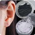 20Pcs/Bag Mini Plastic Ear Studs Transparent Ear Stick Anti Allergy Plastic Earhole Maintenance Needling Jewelry Earrings For Women Men. 