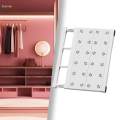 Expandable Divider Adjustable Clothing Closet Shelf for Office Home Cabinet 35cmx30cm. 